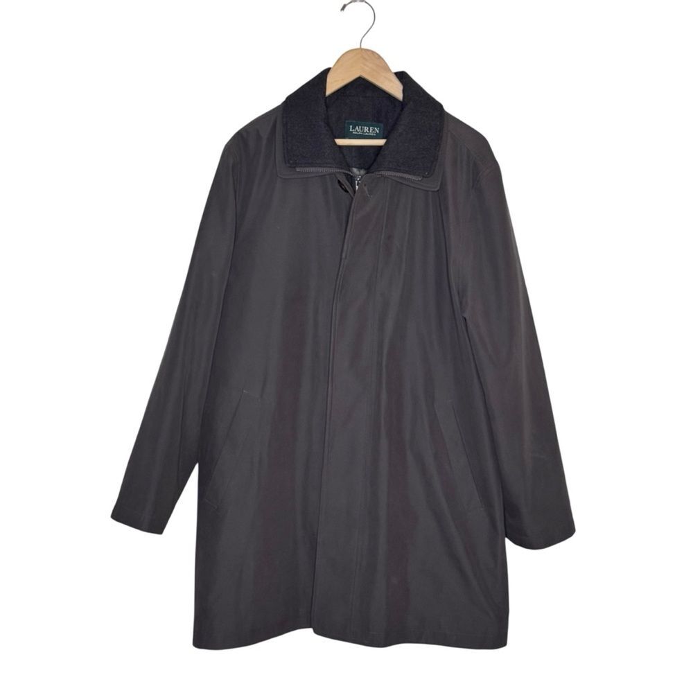 Lauren Ralph Lauren Men's Trench Coat Removable Lining Classic Timeless Size 40R